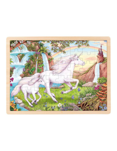 Goki Houten Legpuzzel Eenhoorn 48st.