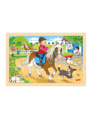 Goki Houten Legpuzzel Ponyboerderij...