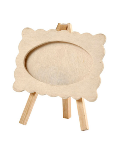 Houten Fotolijst op Ezel 132x115cm