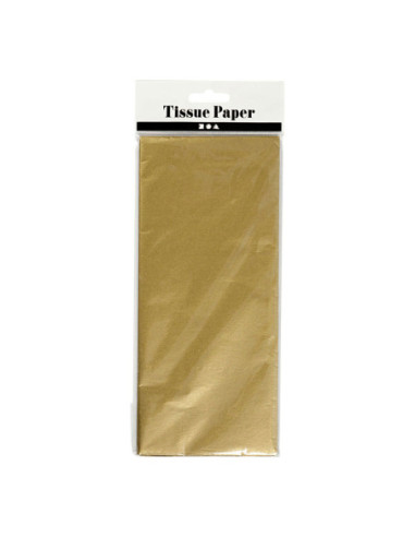 Tissuepapier Goud 6 Vellen 14 gr 50x70cm