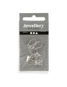 Oorbellen Verzilverd 10st.