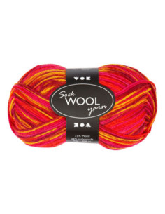 Sokkengaren Rood/Oranje 200m