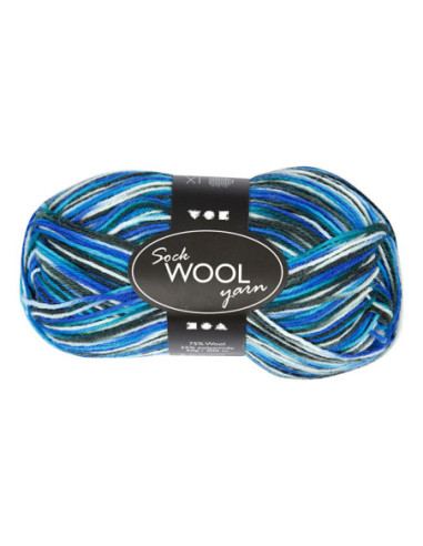 Sokkengaren Blaw/Turquoise 200m