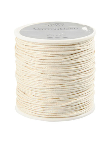 Katoenkoord Off-white Dikte 1 mm 40m
