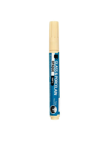Glas- en Porseleinstift Dekkend - Creme