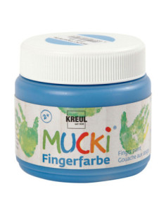 Mucki Vingerverf Blauw 150ml