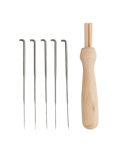 Viltnaald Houder Hout met 5...