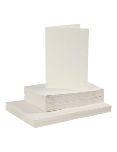 Kaarten en Enveloppen Off-white 50 Sets