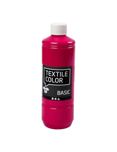 Textiel Color Verf - Primair Rood 500ml