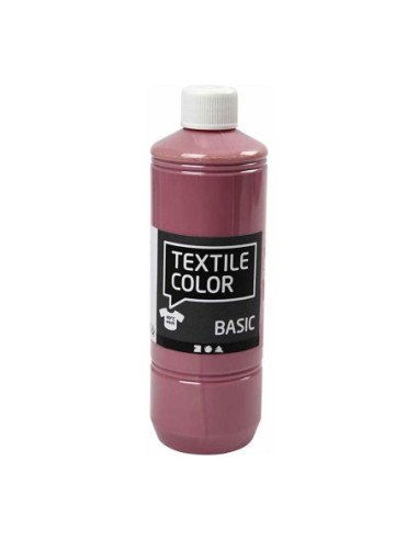 Textiel Color Verf - Donkerroze 500ml
