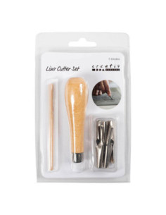 Linoleum Snijset 7dlg.