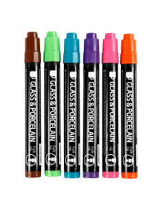 Glas- En Porseleinstiften...