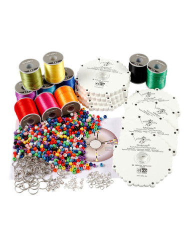 Kumihimo Klassenset Neon Kleuren