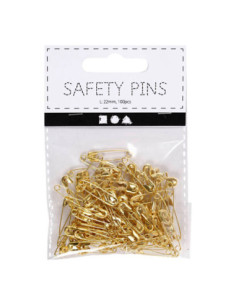 Veiligheidsspelden Goud 100st.