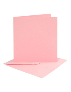 Kaarten en Enveloppen Roze...