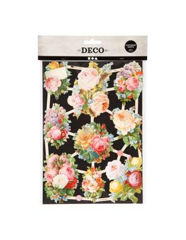 Vintage Plaatjes Rozen 2 Vellen
