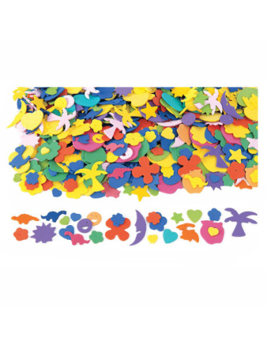 Colorations - Fun Foam Figuren 1000st.