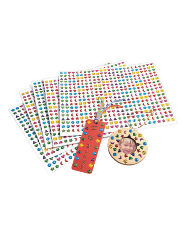 Colorations - 3D Edelsteenstickers...
