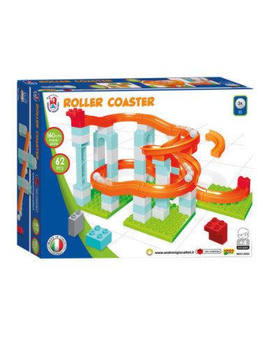 Knikkerbaan Roller Coaster Set 62dlg.
