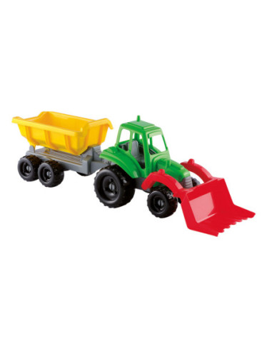 Ecoiffier Tractor met Aanhangwagen