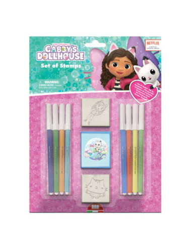 Gabby's Poppenhuis  Stempelset 11dlg.