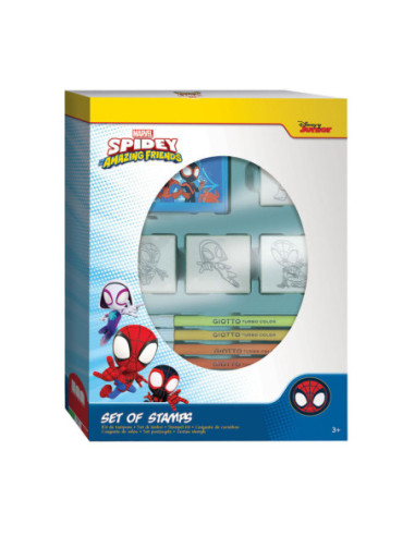 Spidey Stempelset met 4 Stempels