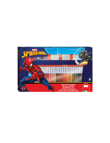 Spiderman Kleurset met Stempels 41dlg.