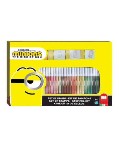 Minions Kleurset met Stempels 41dlg.