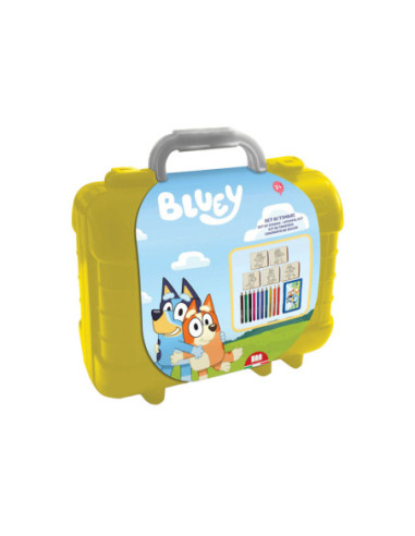 Bluey Reis Stempel- en Kleurkoffer