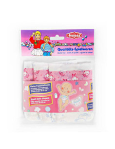 Poppenluiers Roze - 3st...