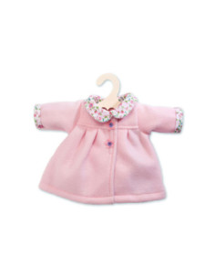 Poppen Winterjas Roze 28-35 cm