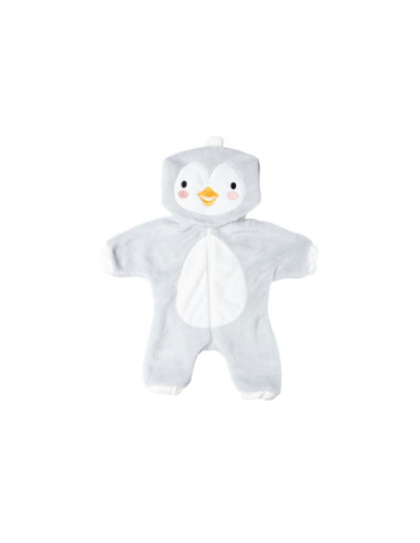Poppenoutfit Onesie Pinguin 28-35 cm