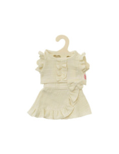 Poppen Wikkelrok Ecru met...