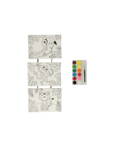 Canvas Schilderijen Aan Touw - Wilde...