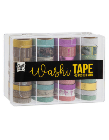 Washitape in Opbergbak 40st.