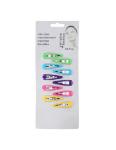 Haarclips Kleur 10st.
