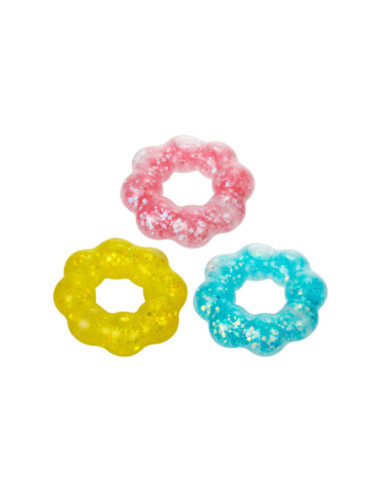Fun Knijparmband Flower met Glitters