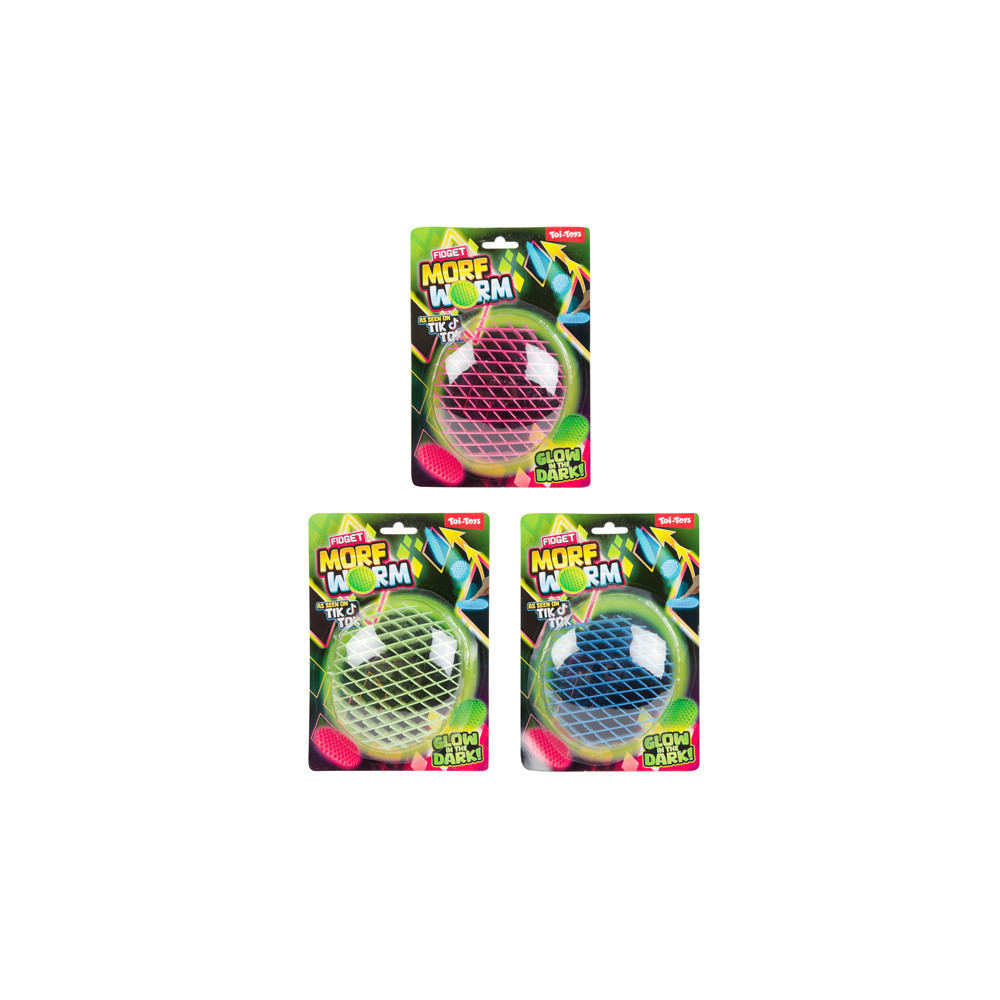 Glow In The Dark Morf Worm Fidget