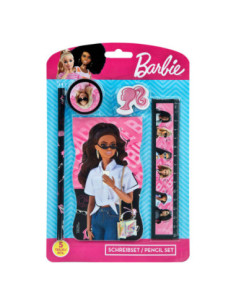 Schrijfset Barbie 5dlg.
