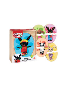 Bing Houten Match Puzzel 10st.