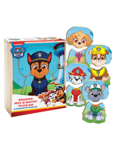 PAW Patrol Houten Match Puzzel 10st.