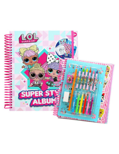 L.O.L. Super Style Album Kleurset