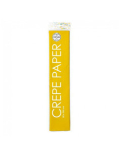Crepepapier Geel 50x250cm