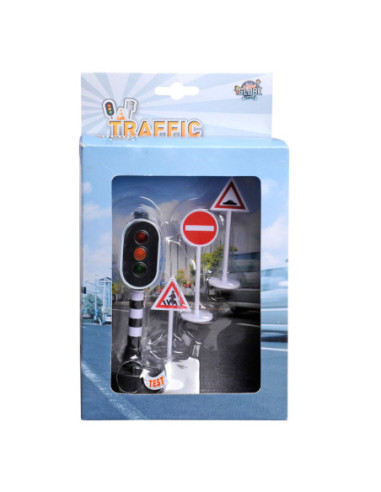 Verkeerslicht met Verkeersborden BT