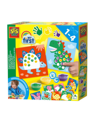SES My First - Vingerafdruk Verf Dino's
