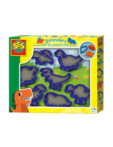 SES Klei Uitsteekvormen - Dino's