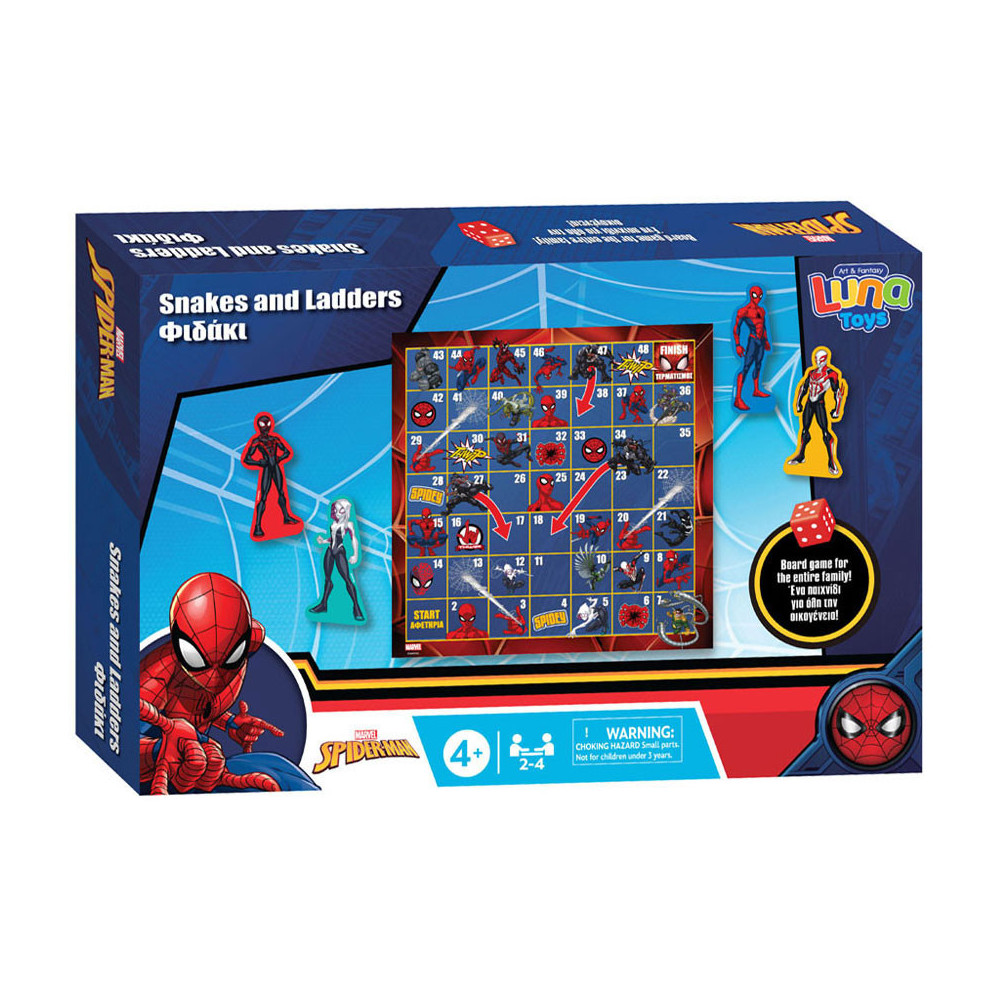 Bordspel Slangen en Ladders Spider-Man