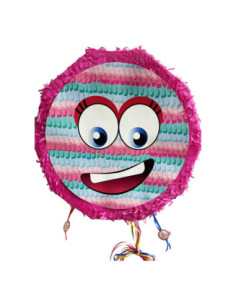 Pinata Lachgezicht Roze
