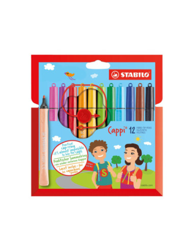 STABILO Cappi - Viltstift - Set Met...