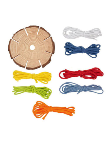 Goki Houten Vlecht Disc Armbanden...